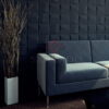Гіпсова 3D-панель «Косий квадрат»