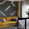 Гіпсова 3D-панель «Топ-лайн» з LED-підсвіткою