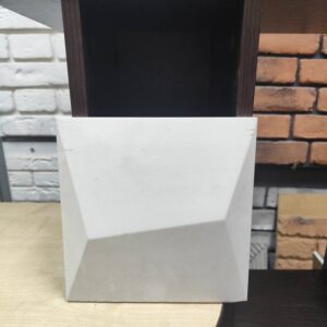 Гіпсова 3D-панель «Косий квадрат»