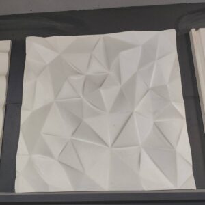 Гіпсова 3D-панель «Жатий папір»